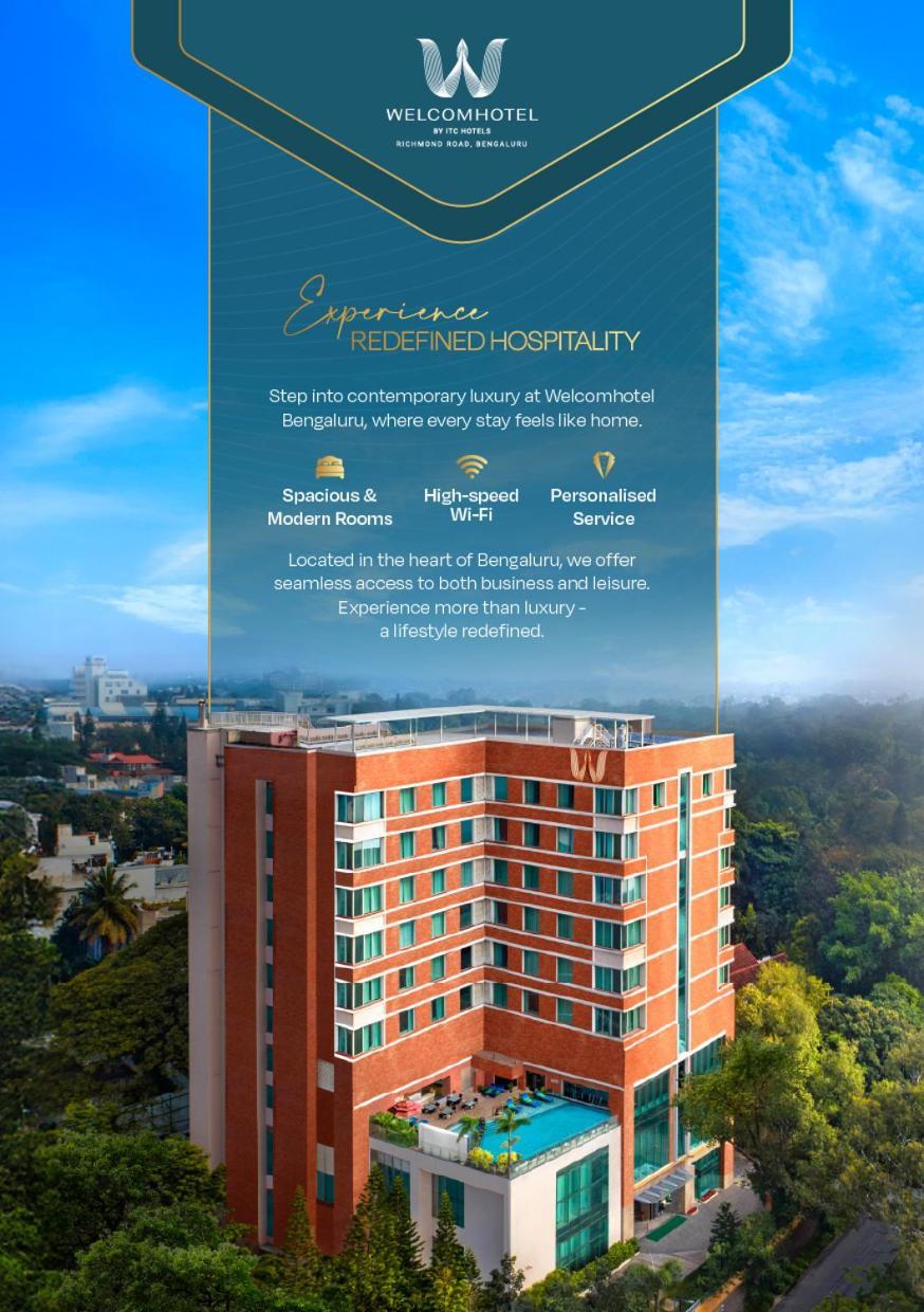 Welcomhotel By Itc Hotels, Richmond Road, Bengaluru Екстериор снимка